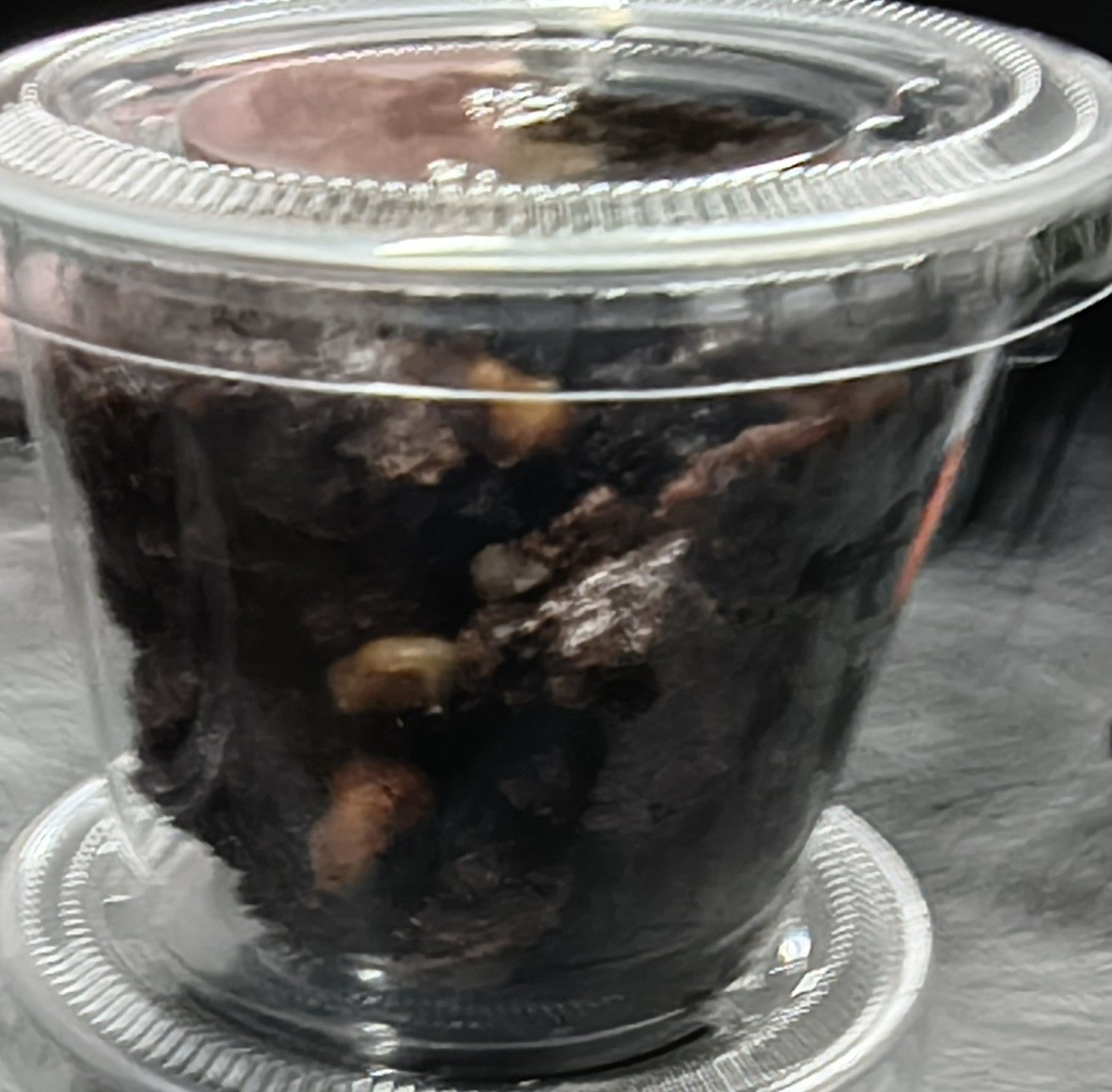 Walnut Chocolate Brownie Cup