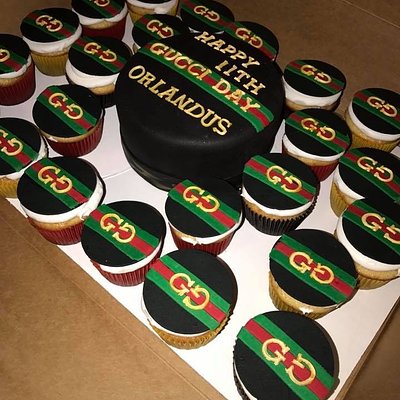 Small Cake And Cupcakes