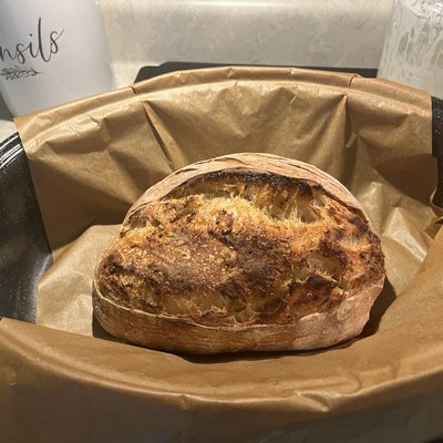 Organic sourdough Roasted Garlic & Parm