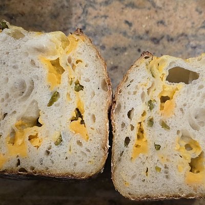 Jalapeño And Cheddar Sourdough Loaf