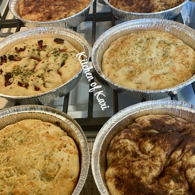 Best Seller: Sourdough Foccacia: See Description For Flavors (Approx 1 Lb.)
