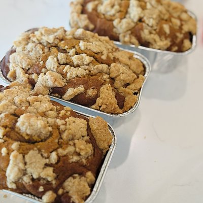 Pumpkin Spice Crumb Cake Mini Loaf