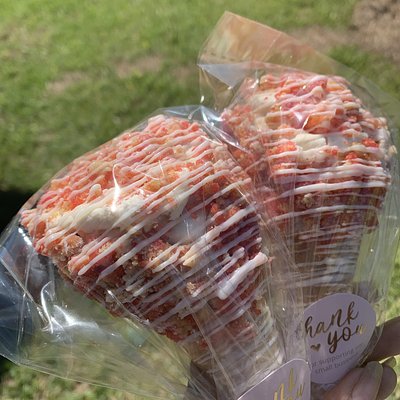 Strawberry Crunch Cone 