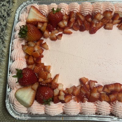 Strawberry Shortcake Tres Leches (8x8 IN)