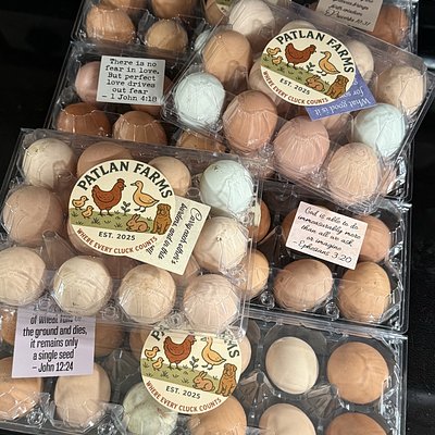Dozen Unwashed Eggs