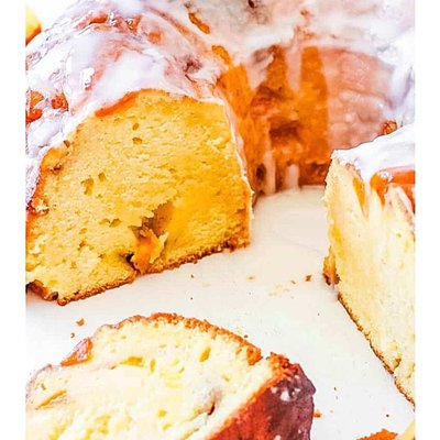 Peach Cobbler Pound Cake