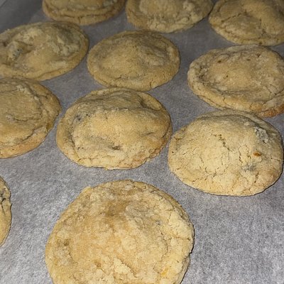Lemon Blueberry Crumble Cookies