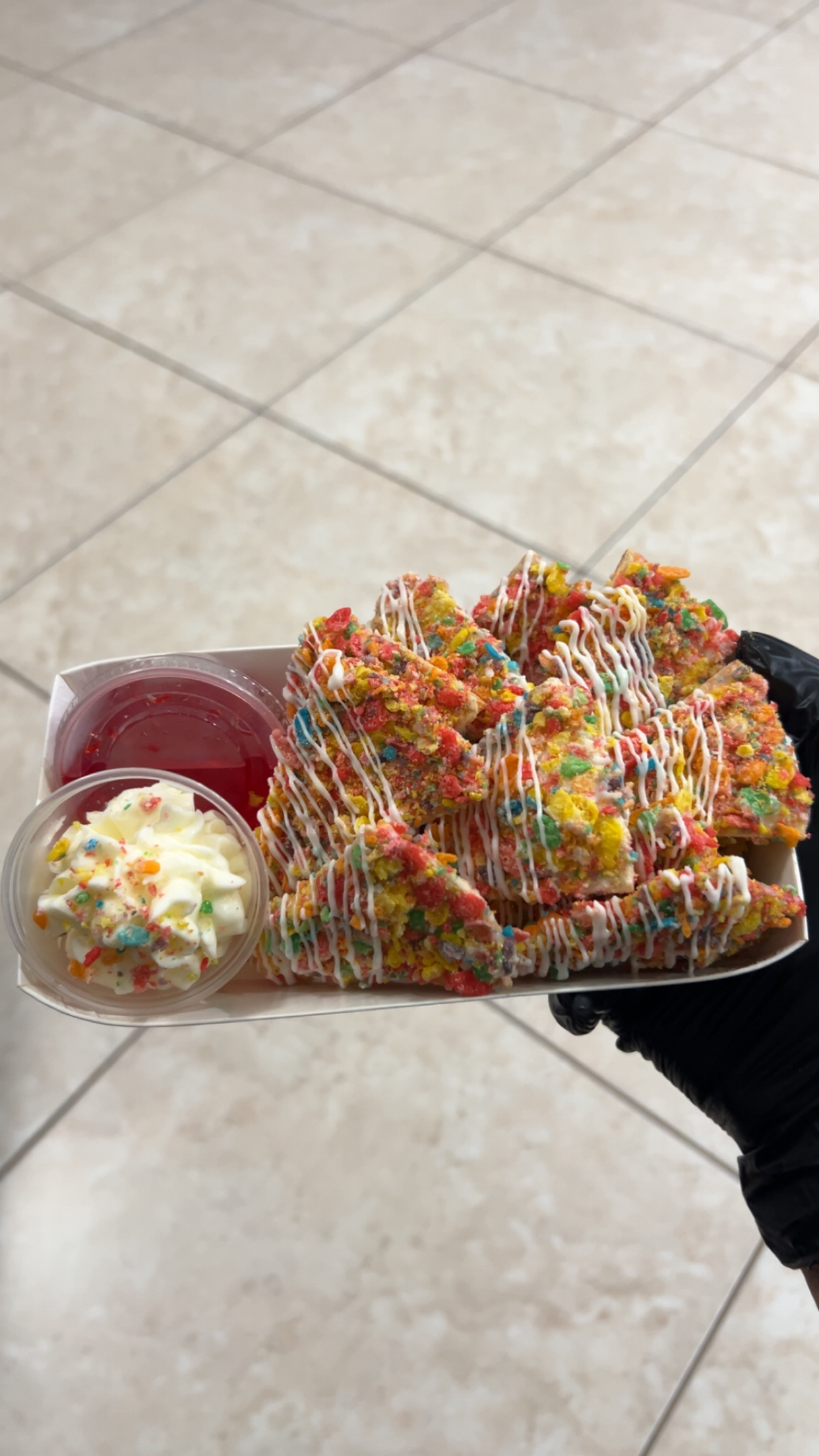 Fruity Pebbles Nachos