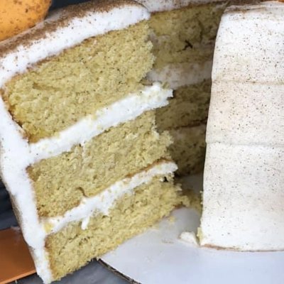 6 Inch Pumpkin Spice Cream Cheese Cake