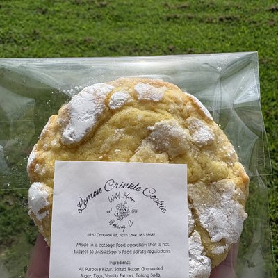 Lemon Crinkle Cookie