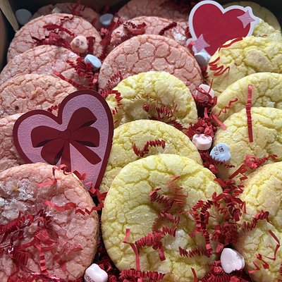 Lemon Soft Baked Crinkle Cookie