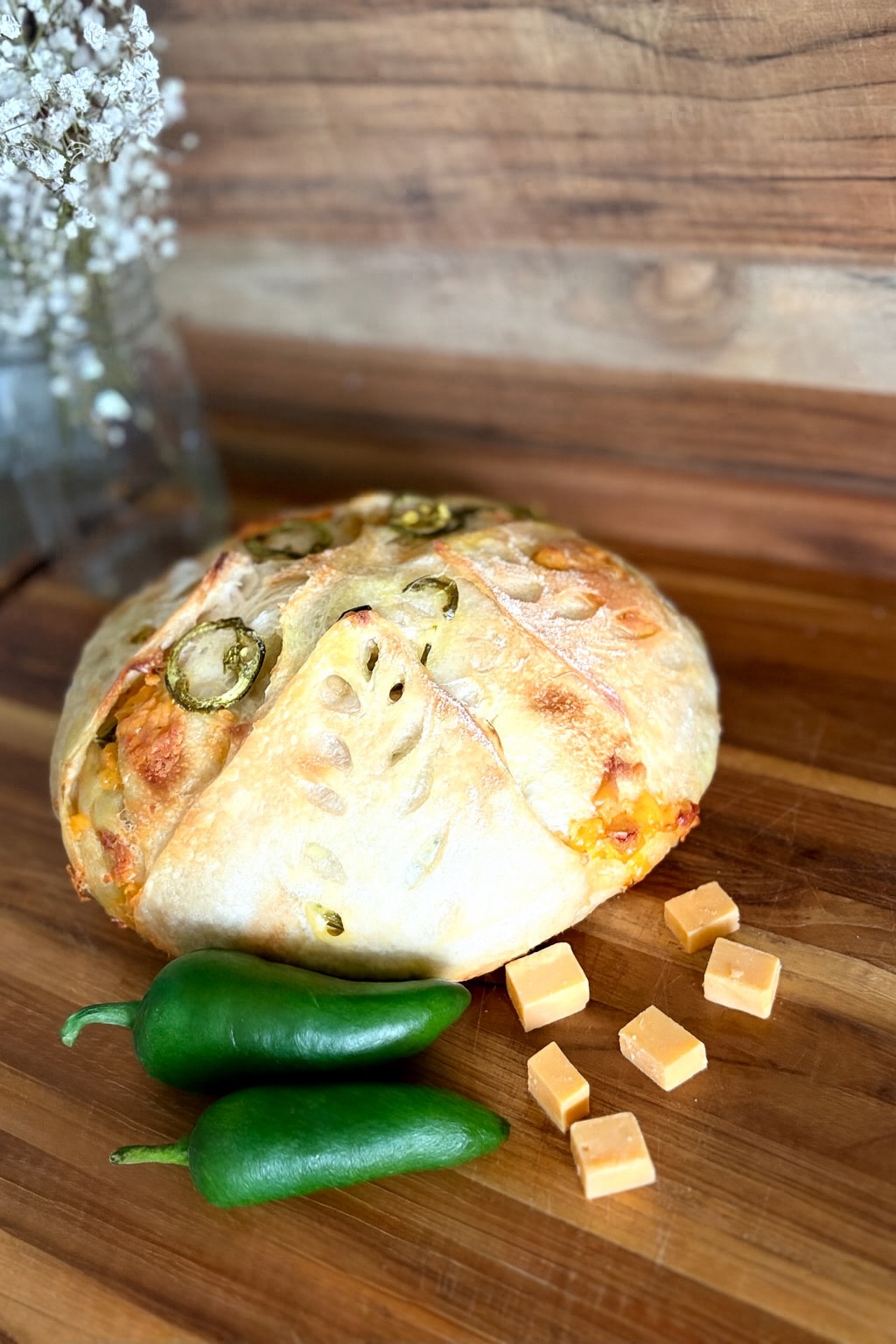 Cheddar Jalapeño Sourdough 