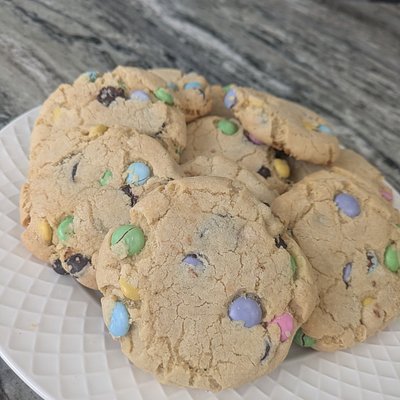 Easter M&M Cookies 