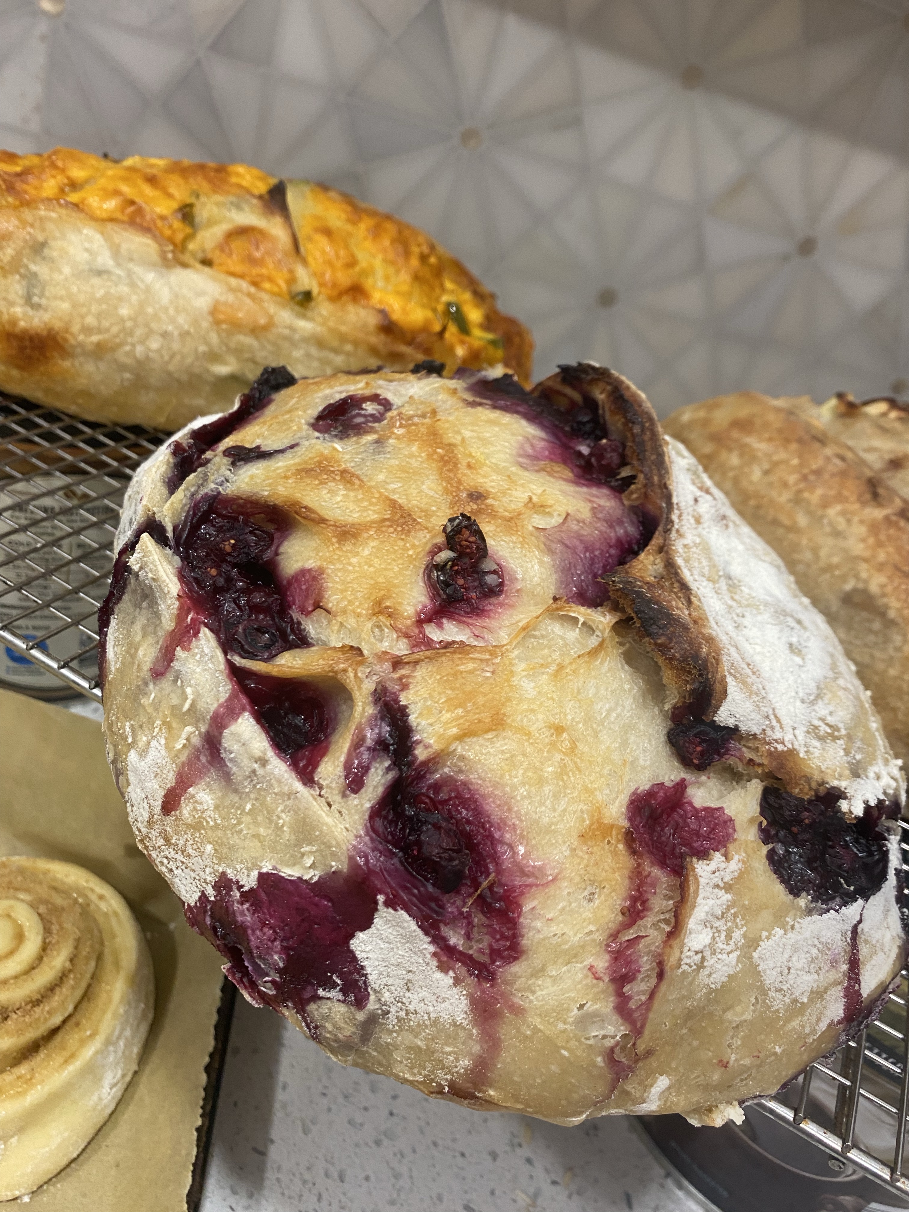 Lemon Blueberry Sourdough Loaf 