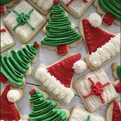Christmas Buttercream Cookies