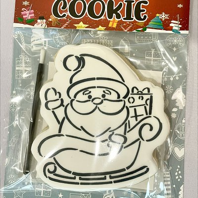 PYO Single Sugar Cookie - Santa
