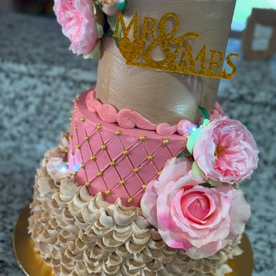 3 Tier Custom Wedding Cake 