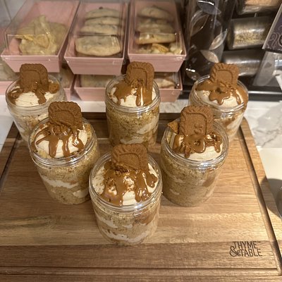Biscoff Cookie Butter Cake Jar