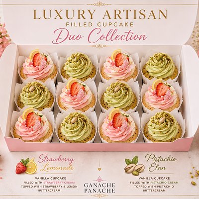✨ Luxury Artisan Cupcake Duo Collection