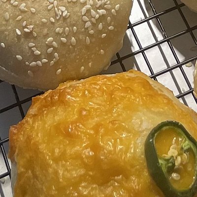 6 ct. half & half Hamburger Buns