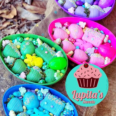 Strawberries & Rice Krispie Egg Bundle