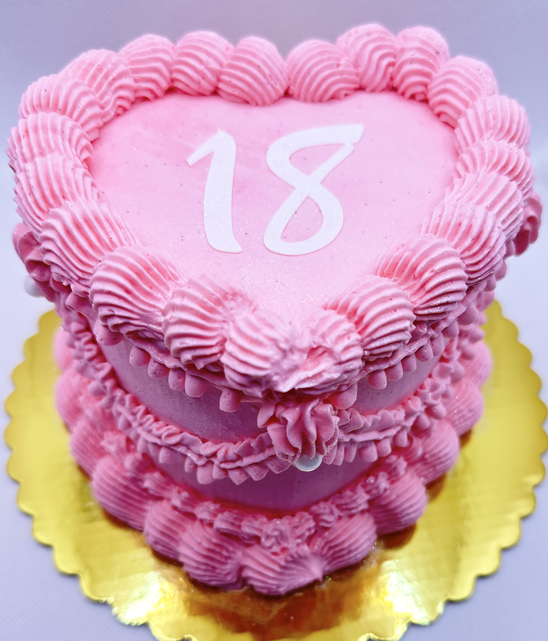 4” Heart Cake Serves 2-4 People 