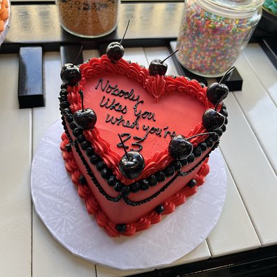 6” Heart Cake