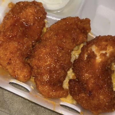 Hot Honey Chicken Tenders And Mac And Cheese 