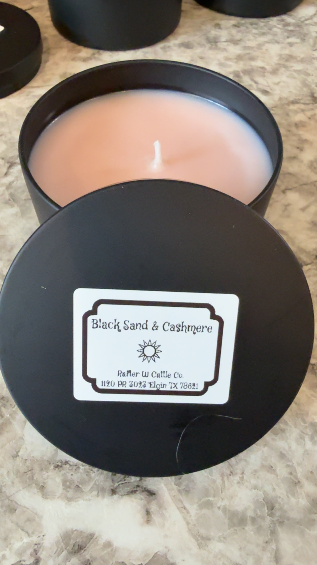 Black Sand & Cashmere Candle