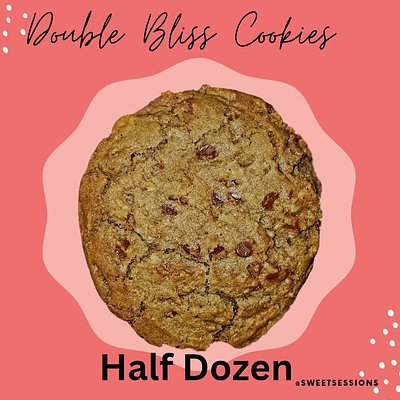Double Bliss Cookies Half Dozen