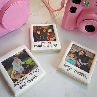 Polaroid custom cookie 