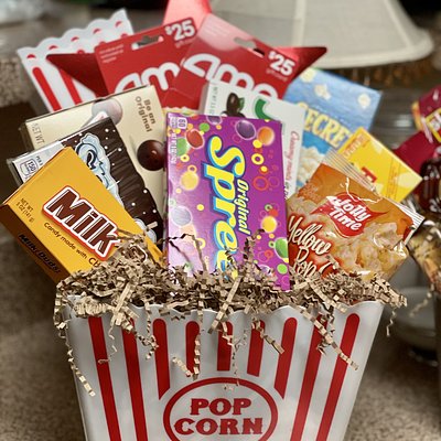Movie Night Gift Basket