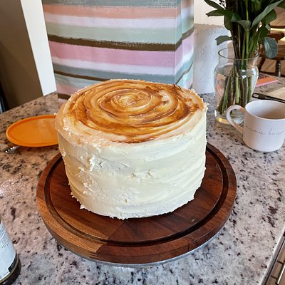 Banoffe Cake (Banana + Toffee)