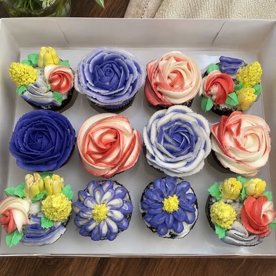 Floral Cupcakes