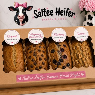 Banana Bread Flight - 4 Loaves