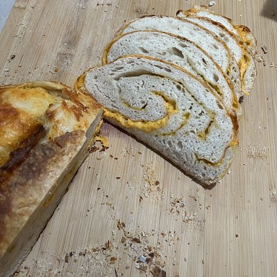 Cheesy Garlic Sourdough