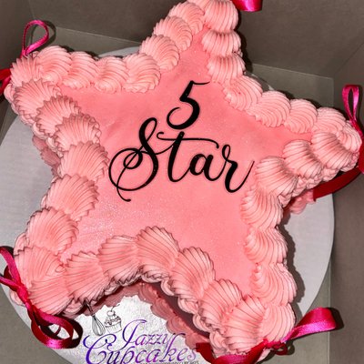 Star Cake 8in. 2 Layer(feeds Up 25 Guests)
