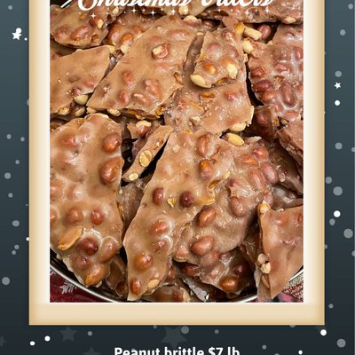Peanut Brittle $8 Per Pound 