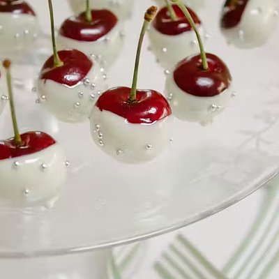 White Chocolate Christmas Cherries(per Dozen)