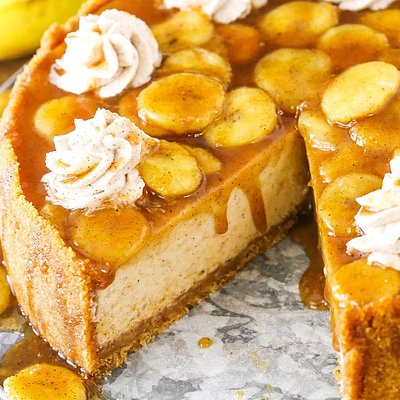 Bananas Foster Cheesecake 