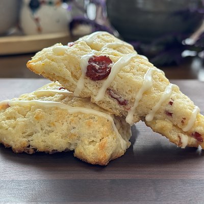 Cranberry Orange Buttermilk Scone 2pk