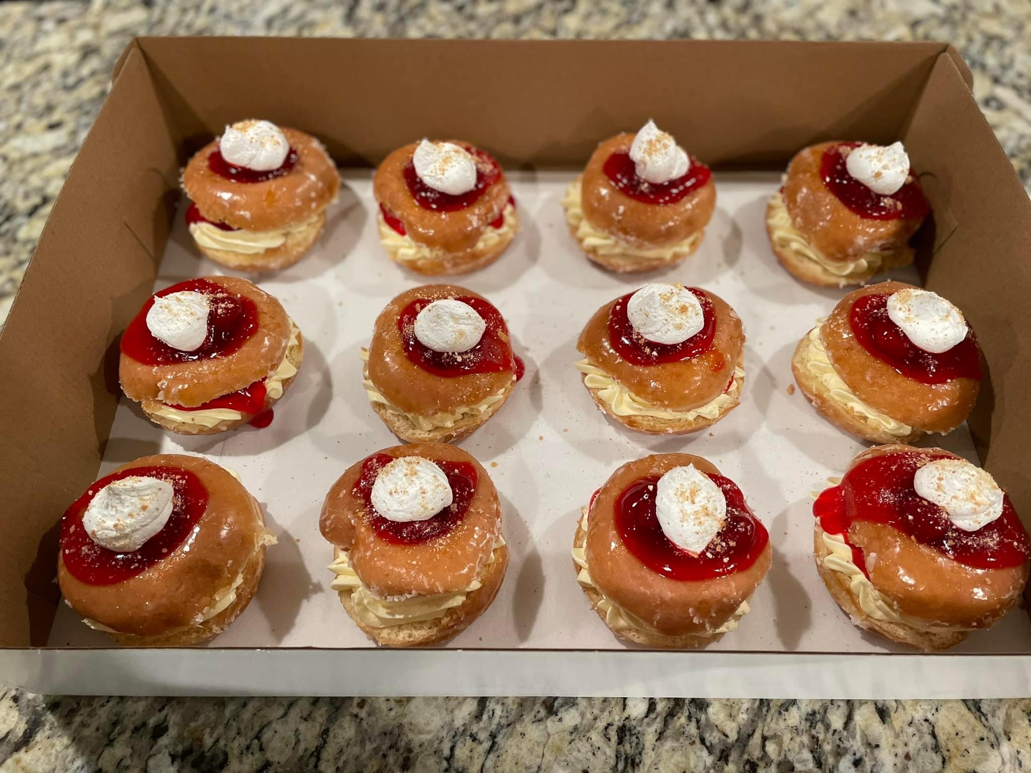 Strawberry Shortcake Donuts 