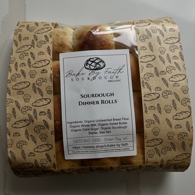 ORGANIC SOURDOUGH DINNER ROLLS