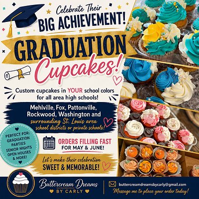 Graduation Celebration Cupcakes 