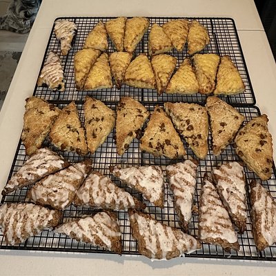 6 Sourdough Scones