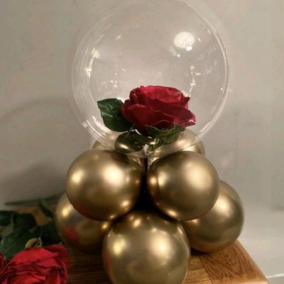 Faux Rose Centerpiece