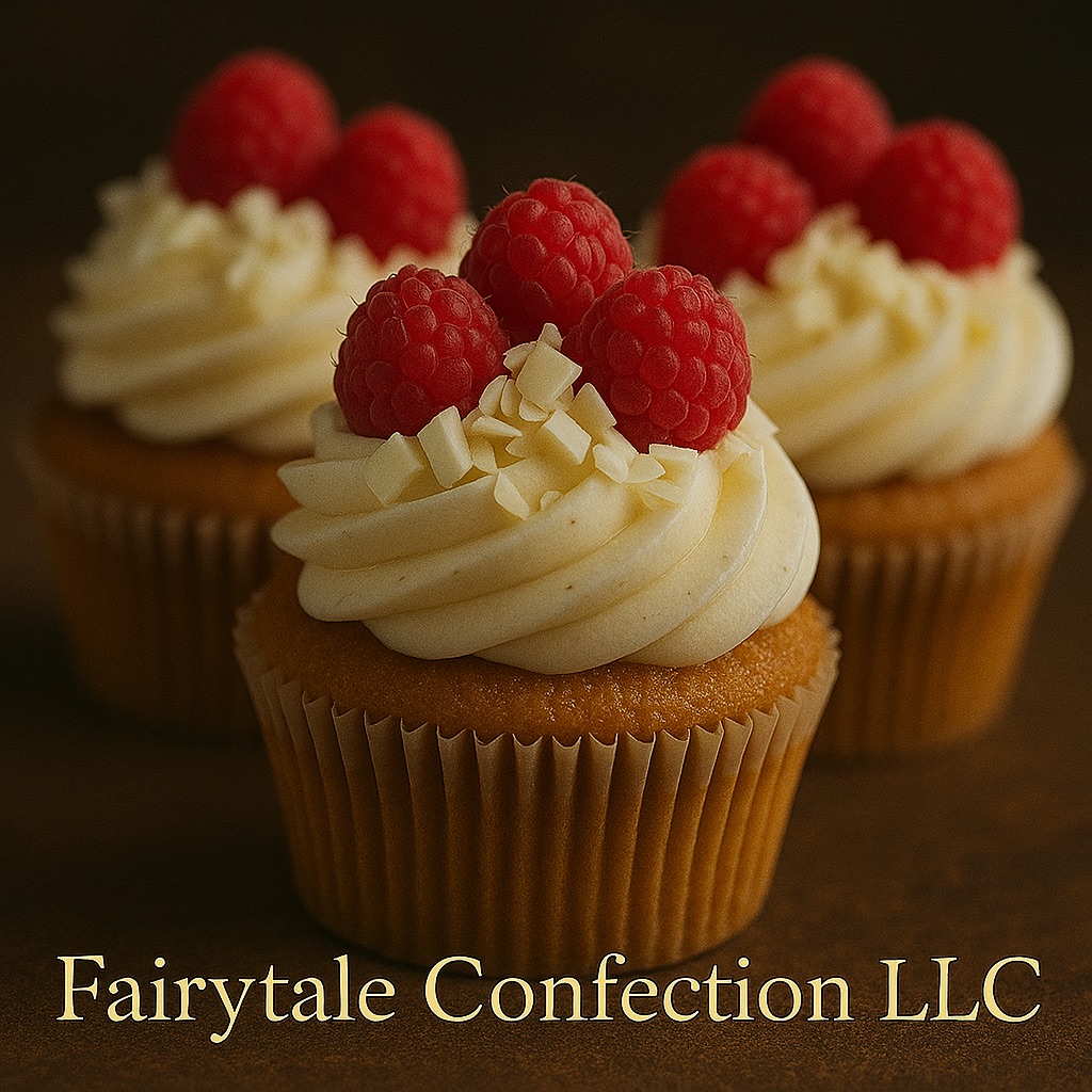 White Chocolate Raspberrie Cupcake 