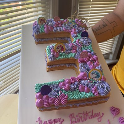 Letter/Number Shaped Cakes