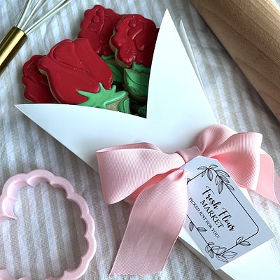 Valentine Cookie Bouquet 