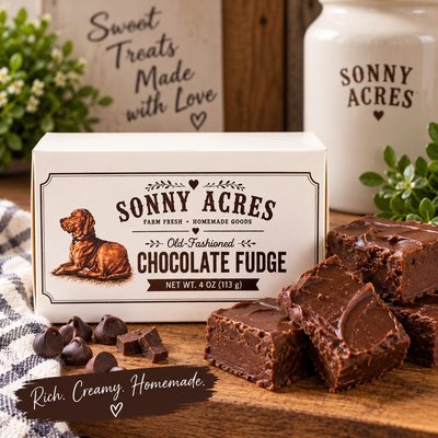 Sonny Acres Old-Fashioned Chocolate Fudge